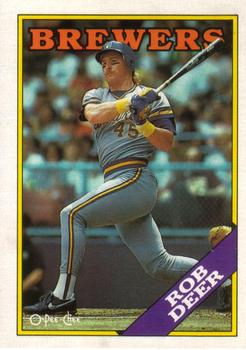 1988 O-Pee-Chee Baseball Cards 033      Rob Deer